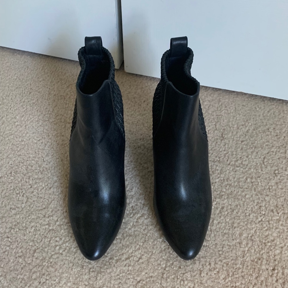 Cole Haan Sleek Black Ankle Booties